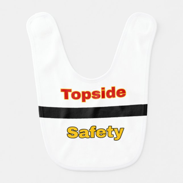 Keep your little Raider Clean!  Baby Bib (Front)