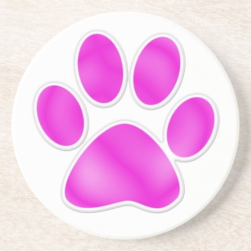 Keep Your Paws Off The Table  SRF Drink Coaster