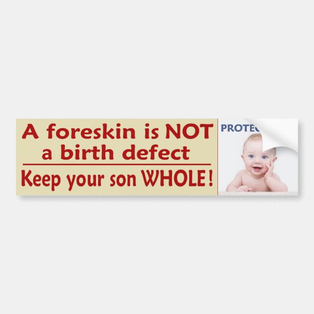 Keep your son WHOLE! Bumper Sticker (Front)