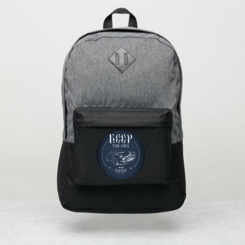 Keep Your Space Tag Classic 1991 Car Design Port Authority Backpack
