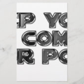 Keep your stupid comments (Front)