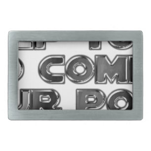Keep your stupid comments belt buckle