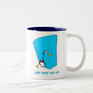 Keep Your Tail Up-Mug Two-Tone Coffee Mug