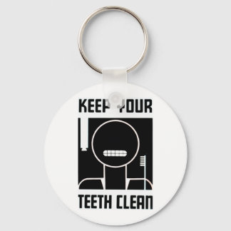Keep Your Teeth Clean Keychain