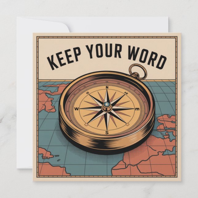 Keep Your Word Card (Front)