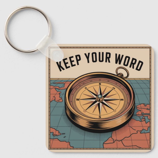 Keep Your Word Keychain (Front)