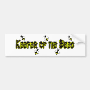 keeper bees bumper sticker