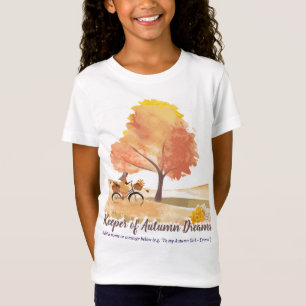 Keeper of Autumn Dreams   Custom Fall Gift for Her T-Shirt