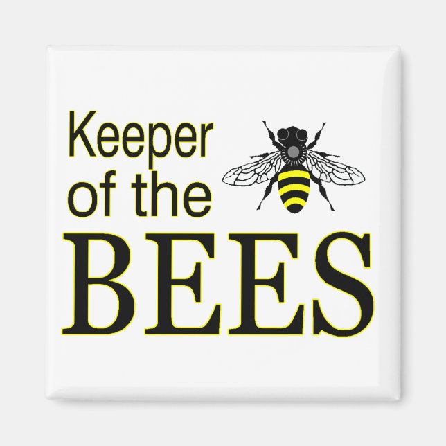 keeper of bees magnet (Front)