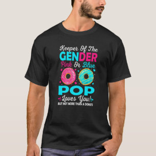 Keeper Of Gender Pink Or Blue Pop Loves You Premiu T-Shirt