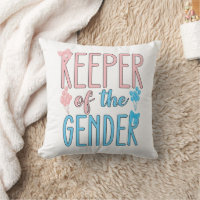 Keeper Of Gender Reveal Boy Girl Pink Blue