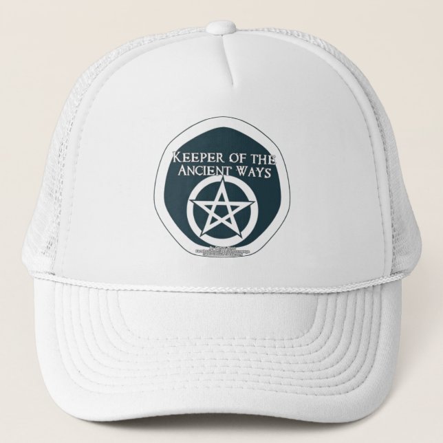 Keeper of the ancient ways trucker hat (Front)
