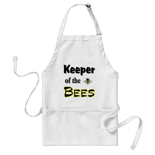 keeper of the bees adult apron (Front)