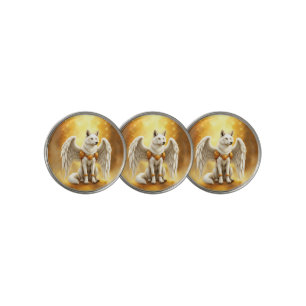 Keeper of the Dawn – The White Winged Wolf. Golf Ball Marker