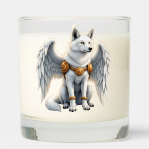 Keeper of the Dawn – The White Winged Wolf.  Scented Candle