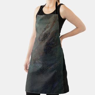 "Keeper Of The Dragon Scroll" Apron