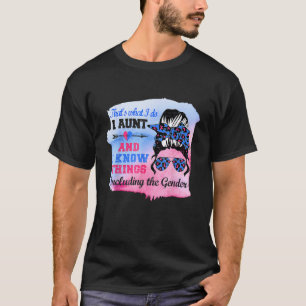 Keeper Of The Gender Auntie Keeper Of Gender Aunt T-Shirt