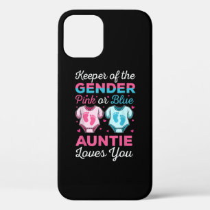 Keeper Of The Gender Auntie Loves You Baby iPhone 12 Case