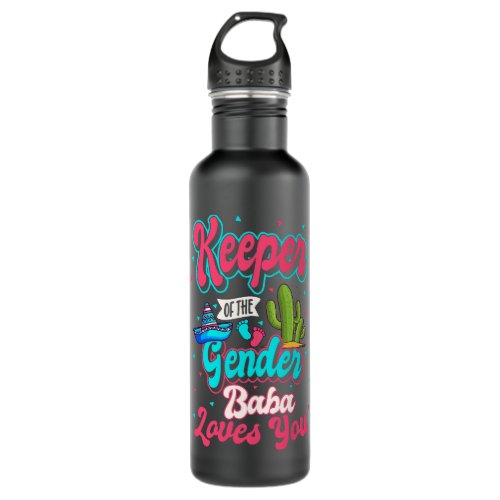 Keeper of the Gender Baba Loves You Mexican Baby F Stainless Steel Water Bottle