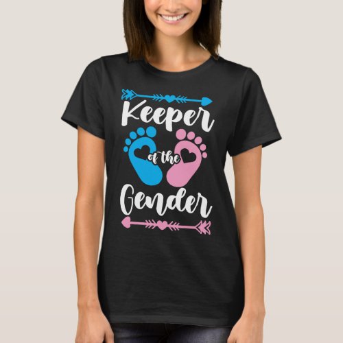 Keeper of the Gender Baby Shower Gender Reveal Ice T_Shirt