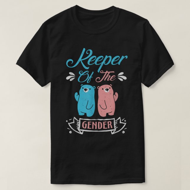 Keeper of the Gender Bears in blue and pink - part T-Shirt (Design Front)