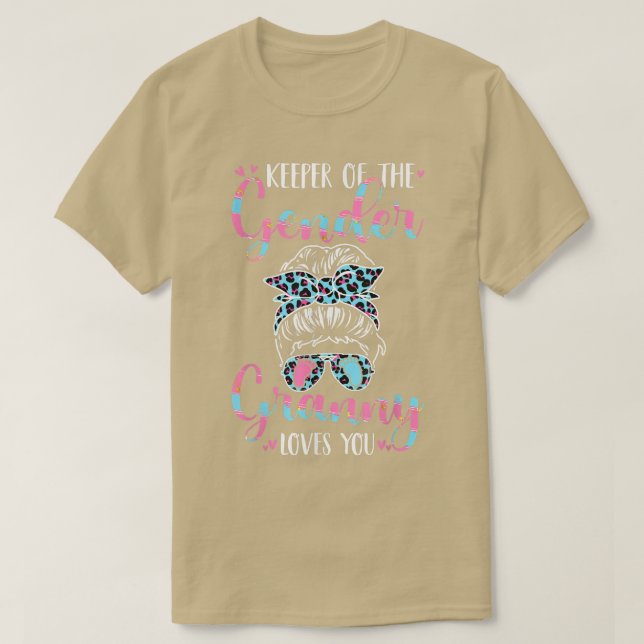 Keeper Of The Gender Granny Loves You Women Gender T-Shirt (Design Front)