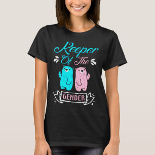 Keeper of the Gender Pink and Blue Teddy Bear T-Shirt