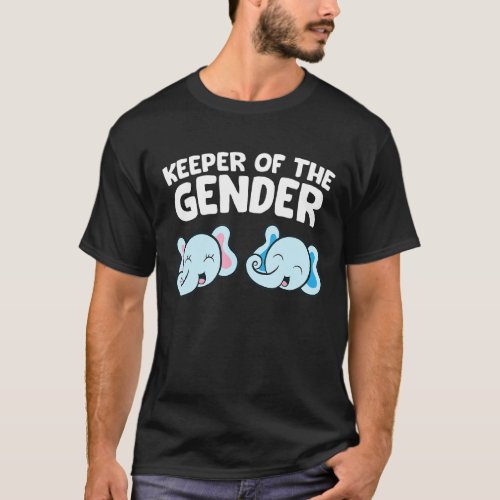 Keeper Of The Gender Pregnancy Gender Reveal T_Shirt