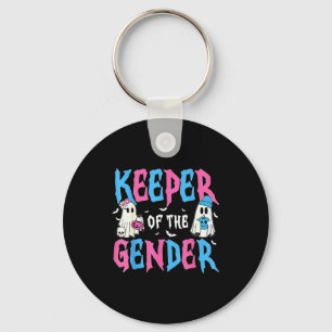 Keeper Of The Gender Pumpkin Halloween Baby Gender Keychain