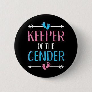 Keeper of the gender reveal baby announcement button