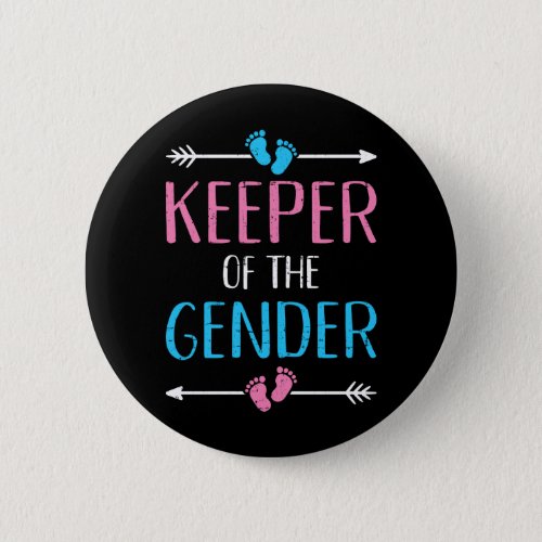 Keeper of the gender reveal baby announcement button