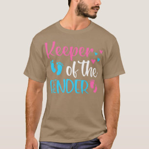 Keeper Of The Gender Reveal Baby Announcement Part T-Shirt