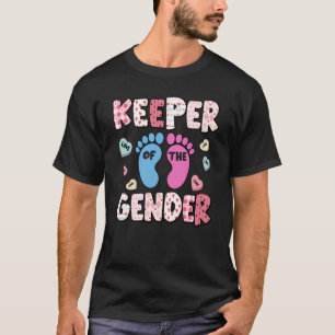 Keeper Of The Gender Reveal Baby Pregnancy Valenti T-Shirt