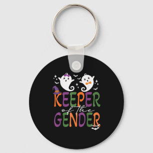 Keeper Of The Gender Reveal Halloween Pregnancy An Keychain