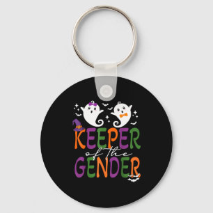 Keeper Of The Gender Reveal Halloween Pregnancy An Keychain