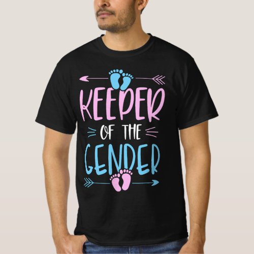 Keeper Of The Gender Reveal Outfit T_Shirt