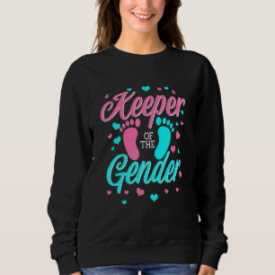Keeper Of The Gender Reveal Party Baby Shower Anno Sweatshirt