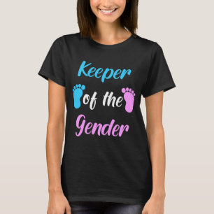 Keeper of the gender reveal Party Supplies T-Shirt
