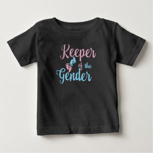 Keeper Of The Gender Shirt, Gender Reveal Baby T-Shirt