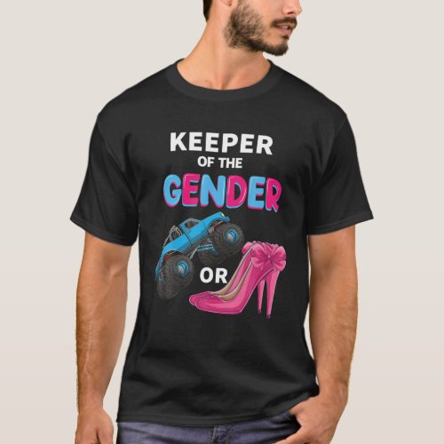 Keeper Of The Gender Wheels Or Heels Cute Reveal B T_Shirt