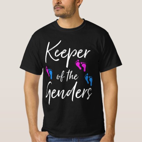 Keeper of the Genders Twin Gender Reveal Party For T_Shirt