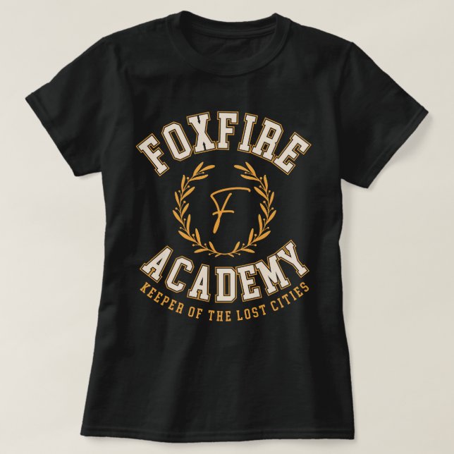 Keeper of the Lost Cities Foxfire Academy Bookish T-Shirt (Design Front)