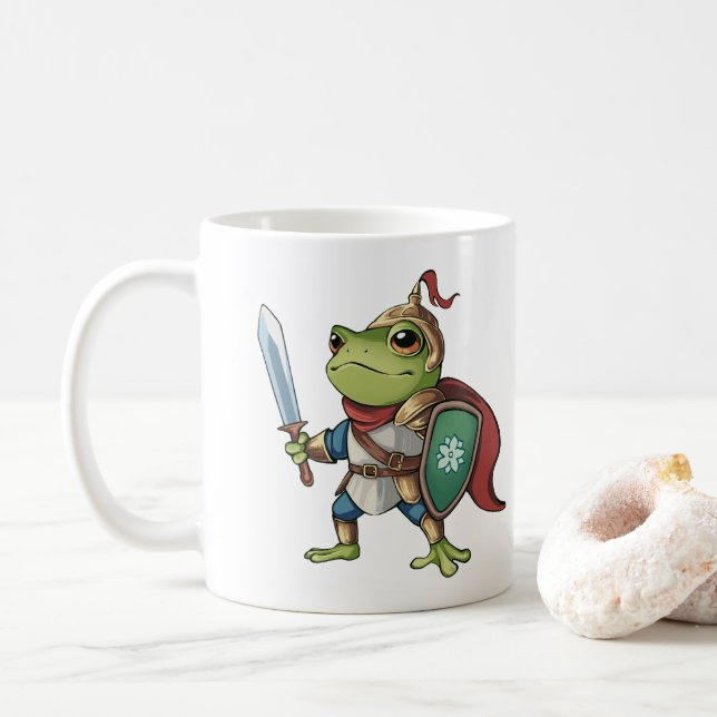 Keeper of the swamp kingdom coffee mug (With Donut)
