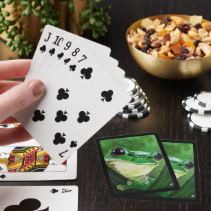Keeper of the Water Painting by Alfred Fox Poker Cards
