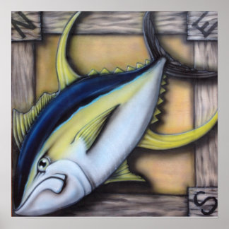 Keeper Yellowfin Tuna Poster