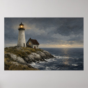 Keeper's Light Lighthouse Poster