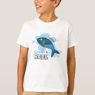Keepin' it Reel Fishing Kids T-Shirt