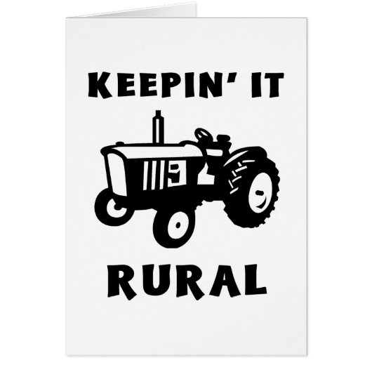 Keepin' It Rural Cards (Front)