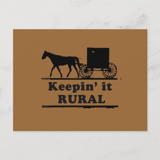 KEEPIN' IT RURAL POSTCARD (Front)