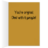 keepin my gap! Mariah the Goat card (Inside (Right))